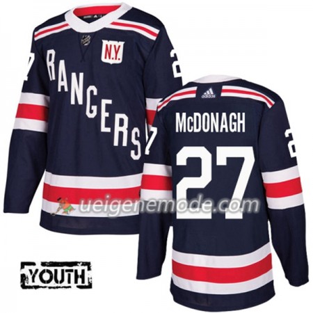 Kinder Eishockey New York Rangers Trikot Ryan McDonagh 27 Adidas 2017-2018 Navy Blue 2018 Winter Classic Authentic